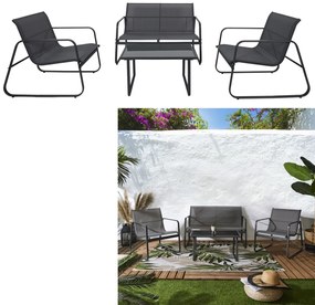 Set pentru gradina SAMOA gri inchis