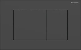 Clapeta de actionare Geberit Sigma40 Slim negru finisaj mat