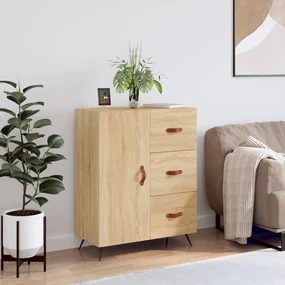 827887 vidaXL Servantă, stejar sonoma, 69,5x34x90 cm, lemn compozit