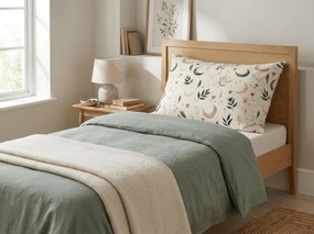 Fata de perna din microfibra BOHO MOON 70x90 cm, crem