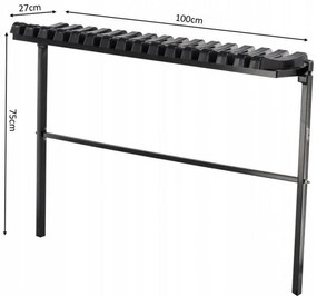 Bancă de grădină Shade 90 (negru). 1096492