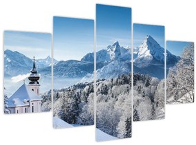 Tablou - Peisaj cu ninsoare (150x105 cm)