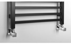 Sapho - Radiator de baie METRO 386W/230V 50x120 cm negru mat