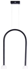 Lustra LED design minimalist ENIGMA, negru