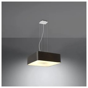 Lustră pe cablu LOKKO 5xE27/60W/230V 45 cm neagră Sollux SL.0774