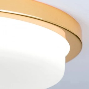Plafoniera LED moderna LEROX 30cm aurie 24K