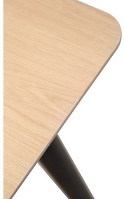 Masă de dining cu blat cu aspect de lemn de stejar 100x200 cm Yolo – DAN-FORM Denmark