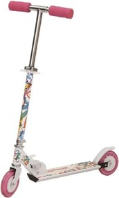 Trotineta copii cu roti din silicon NOVOKIDS™ Mania PINK, 2 roti,pliabila, maner reglabil pe inaltime,maxim 20 kg, roti silicon,frana picior, design