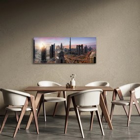 Tablou - Panorama din Dubai (120x50 cm)