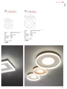 Redo 01-1998 - Plafonieră LED dimabilă MAYA LED/42W/230V 42,5x42,5 cm, aurie