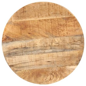 Masa de bar, O50 x 110 cm, lemn de mango brut, rotunda 1, O 50 x 110 cm, lemn de mango nefinisat
