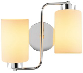 Aplică de perete albă/argintie Balcova – Opviq lights