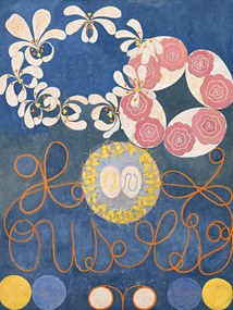 Reproducere The 10 Largest No.1 (Blue Abstract) - Hilma af Klint