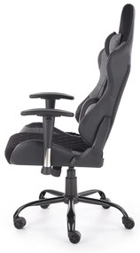 Scaun gaming Drake, negru/gri