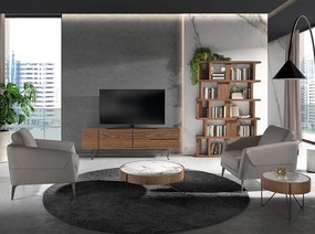 Masuta de cafea deosebita design LUX Walnut-Marble