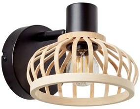 Brilliant - Lampă de perete NORAH 1xE14/28W/230V bambus