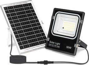 Aigostar - Proiector solar LED dimabil LED/50W/3,2V 3000K/4000K/6500K IP66 + telecomandă