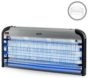 Lampa UVA pentru insecte Muhler MIK-100 1003954, 40W, 100 m², Sigura pentru oameni si animale, Functionare silentioasa, Negru/gri