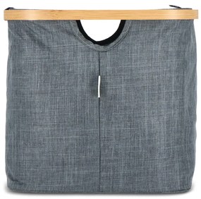 Cos pliabil NOLVIO 25 L, albastru-gri