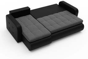 Zondo Colțar Vergil (negru + gri) (S). 1042537