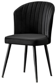 Set de scaune de sufragerie Rubi Black, 2 buc., 2 buc.