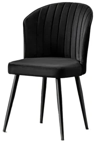 Set de scaune de sufragerie Rubi Black, 2 buc.
