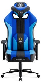 Scaun gaming din material Diablo X-Player 2.0: Frost Black/negru Normal