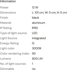 Aplica LED iluminat exterior IP65 Kaprun 12W