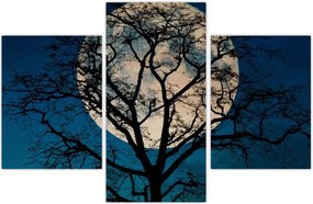 Tablou copacului cu lună plină (90x60 cm)