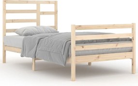 vidaXL Cadru de pat, 100x200 cm, lemn masiv