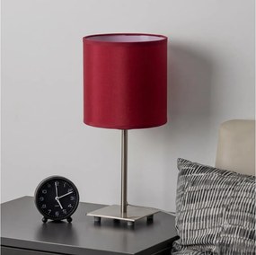 Brilagi - Lampă de masă LED NUBILA 1xE27/60W/230V roșie pompeiană