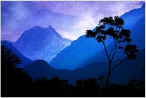 Tablou - Cerul de noapte din Nepal (90x60 cm)