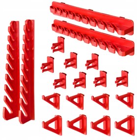 Perete pentru unelte 78x39cm + 6 cutii RED