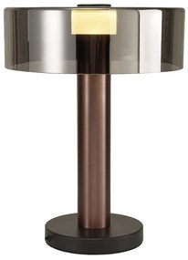 Veioza, Lampa de masa design modern Gin Large auriu-roze