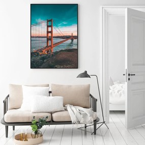 Poster - Golden Bridge (A4)