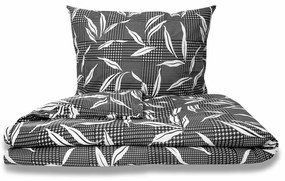 Lenjerie de pat din bumbac Kvalitex Osaka gri, 240 x 200 cm, 2 buc. 70 x 90 cm