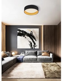 Plafonieră LED dimabilă LED/24W/230V neagră Top Light + telecomandă