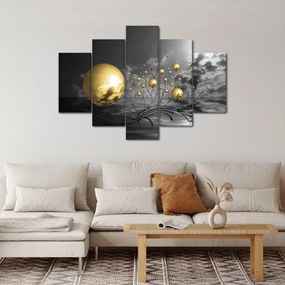 Tabloul bilelor în ocru (150x105 cm)