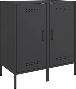 vidaXL Dulapuri, 2 buc., negru, 36x39x79 cm, oțel