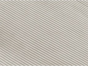 Colțar bej cu tapițerie din catifea reiată Belair – Bobochic Paris