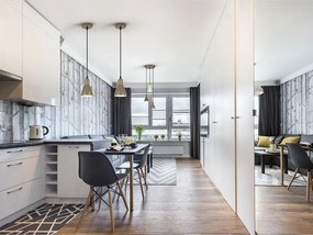 Pendul din metal maro satinat Afra