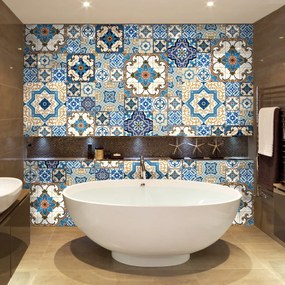 Set 60 autocolante Ambiance Toundra, 10 x 10 cm