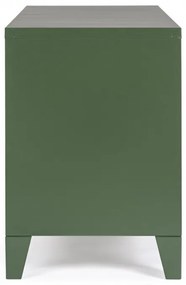 Comoda TV verde din metal, 120,5x40x58,5 cm, Cambridge Bizzotto