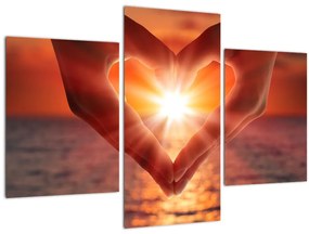 Tablou - Soare în inimă (90x60 cm)