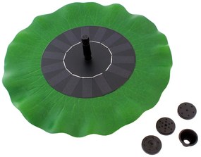 Zaparkorun Fântână solară de grădină în formă de lotus