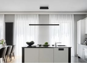 Globo 17013HB - Lustră LED dimmabilă pe cablu DENTSY LED/43W/230V 4000K neagră