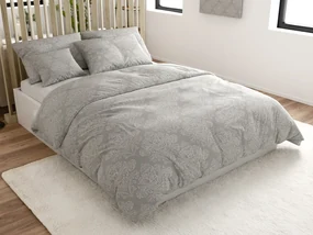 Lenjerie de pat din bumbac AZORIENT gri Dimensiune lenjerie de pat: 70 x 90 cm | 140 x 200 cm