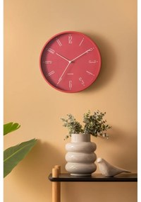 Karlsson 5988RD ceas de perete design, roz,diametru 30 cm