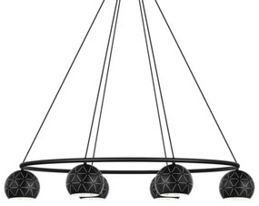 Eglo 98456 - Lustră pe cablu CANTALLOPS 6xE14/40W/230V