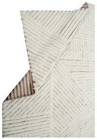 Covor crem lavabil/țesut manual din lână 170x240 cm Almond Valley – Lorena Canals